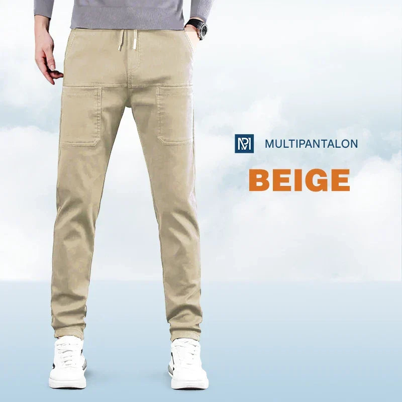 MultiPants – Pantalon cargo durable à haute élasticité avec multiples poches