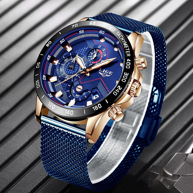 Herren Gold Quarz Uhr – Ein richtiges Zeitmesser!