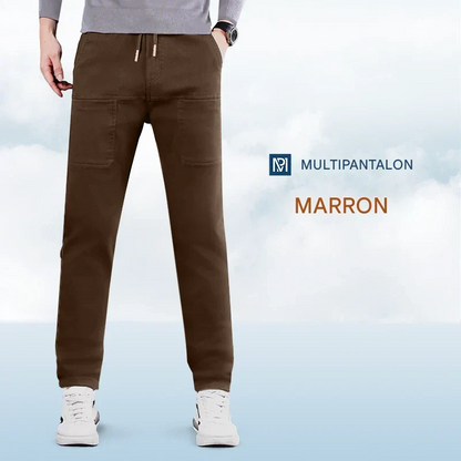 MultiPants – Pantalon cargo durable à haute élasticité avec multiples poches