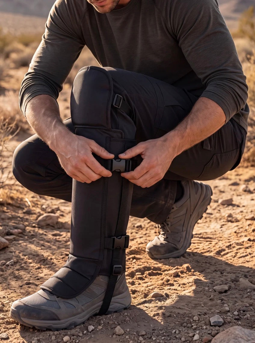Tactical Leg Gaiters | Protection Against Animal Bites, Thorns & Cacti Buy one, get one free.
