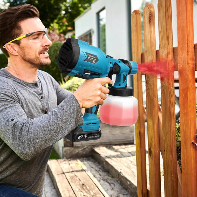 Pulvérisateur de peinture sans fil haute pression avec batterie - Achetez-en 1, obtenez-en 2