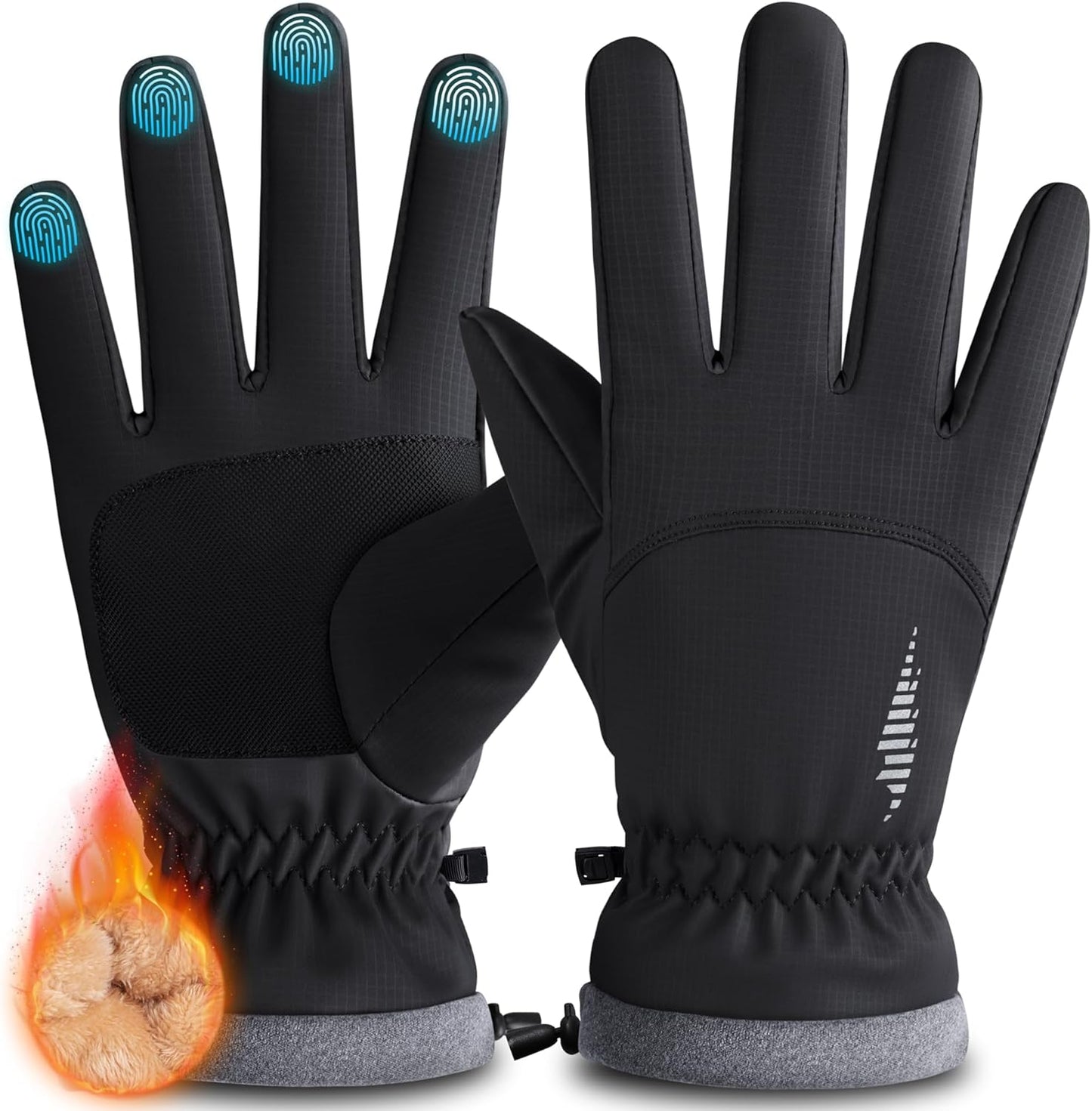 Waterproof and Warm Winter Gloves for Skiing and Snow