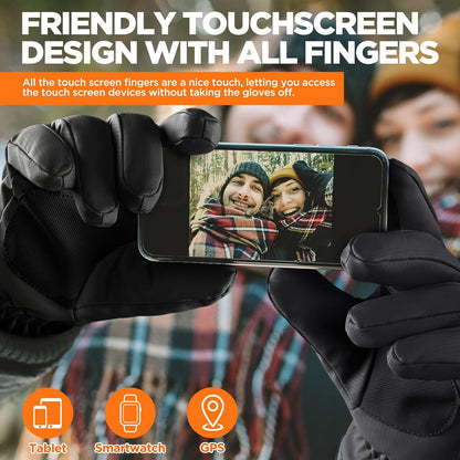 Waterproof and Warm Winter Gloves for Skiing and Snow