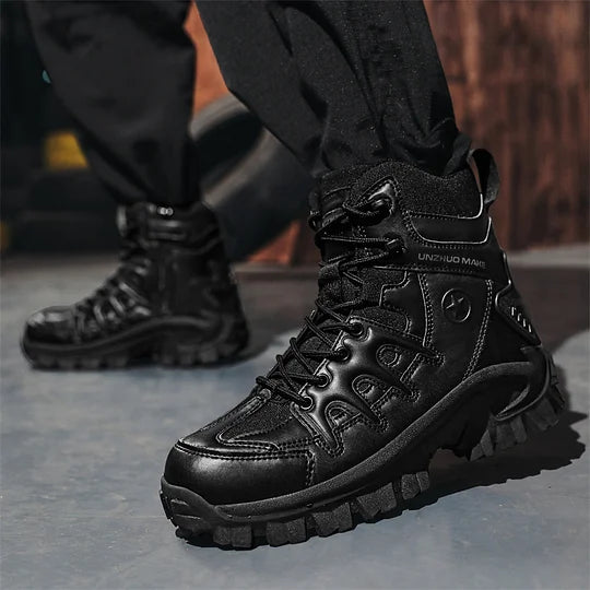 Men's Combat Boots – Waterproof, Slip-Resistant Hiking Boots