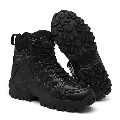 Men's Combat Boots – Waterproof, Slip-Resistant Hiking Boots