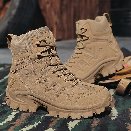 Men's Combat Boots – Waterproof, Slip-Resistant Hiking Boots