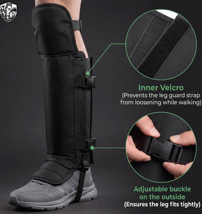 Tactical Leg Gaiters | Protection Against Animal Bites, Thorns & Cacti Buy one, get one free.