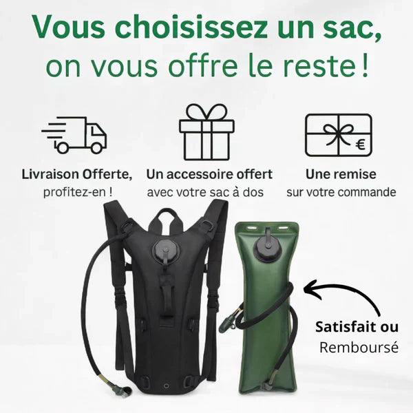 Mochila de hidratación deportiva 3L – AquaPack – Mochilas