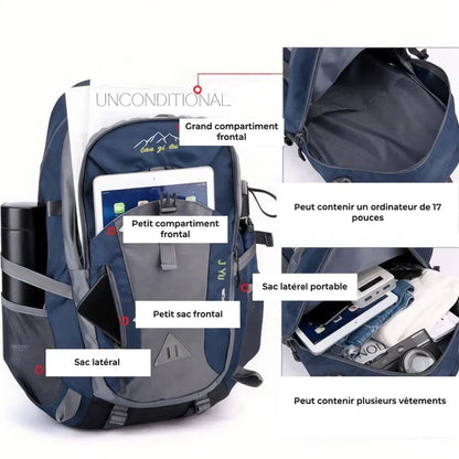 Mochila de senderismo 40L ultraligera – TrailMaster – Mochilas