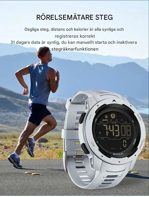 SANDA 2145 Military Digital Watch – 50 m Water Resistant