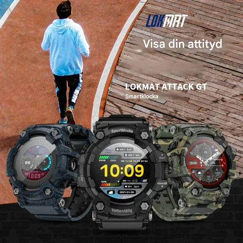 LOKMAT ATTACK-GT Smartwatch – Waterproof & Bluetooth