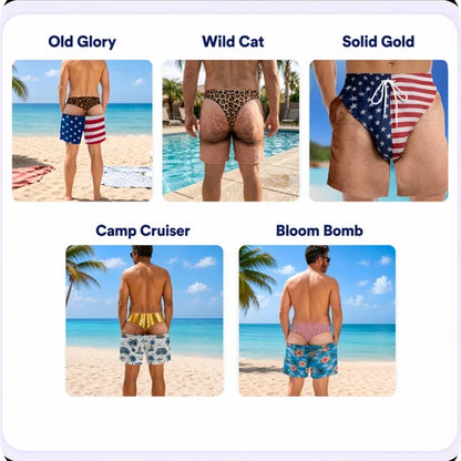 Gotchya™ Prank Swim Trunks Buy 1 get 2!