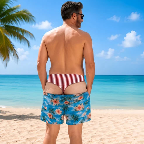 Gotchya™ Prank Swim Trunks Buy 1 get 2!