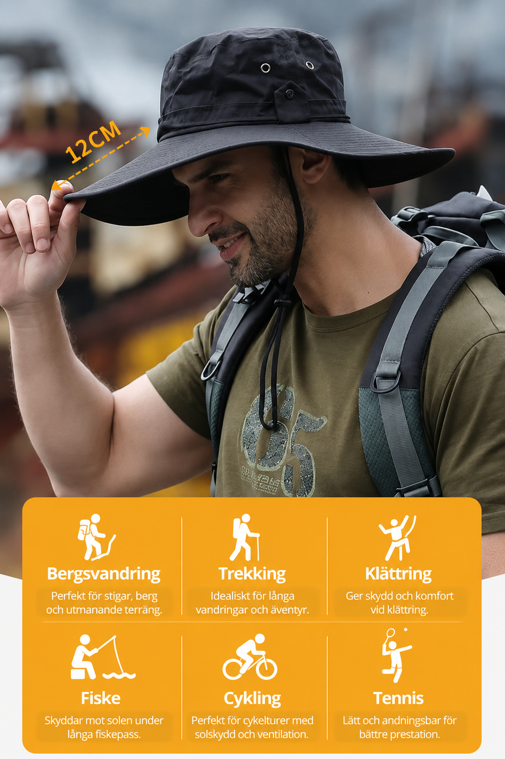 NEW ADVENTURE HAT WITH UV50+ SUN PROTECTION