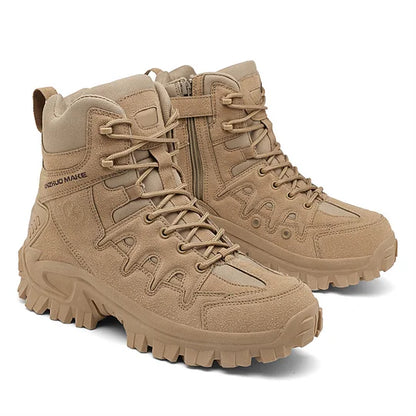 Men's Combat Boots – Waterproof, Slip-Resistant Hiking Boots