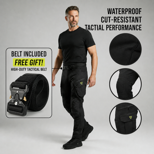 Tactical Military Pants – Durable, Waterproof + Free Belt