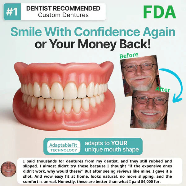 KLENIMORE™ Medical Full Denture with Strong Suction