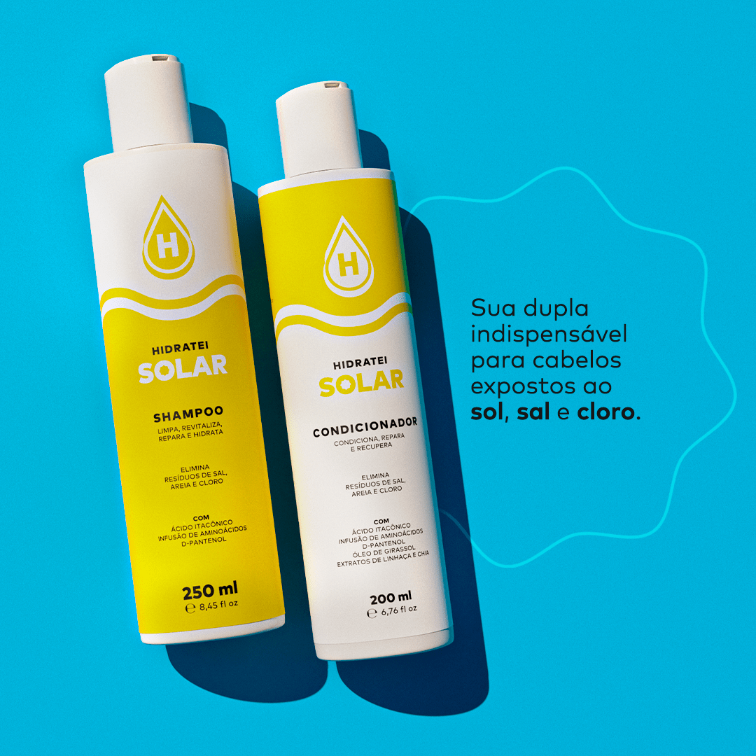 Kit Shampoo e Condicionador Solar