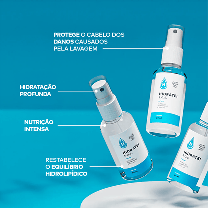 Kit Leave-in + SOS + SHRP (Ganhe Cronograma Capilar) Edição Limitada